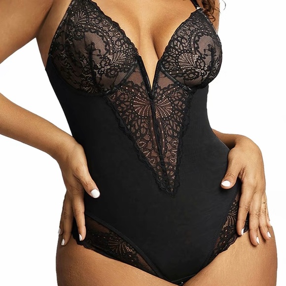 Other - Elegant Black Lace Bodysuit